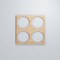 Ekena Millwork Small Wembley Decorative Fretwork Wood Wall Panels, Alder, 11 3/8"W x 11 3/8"H x 3/8"T WALW12X12X0375WEMAL - alternate 2